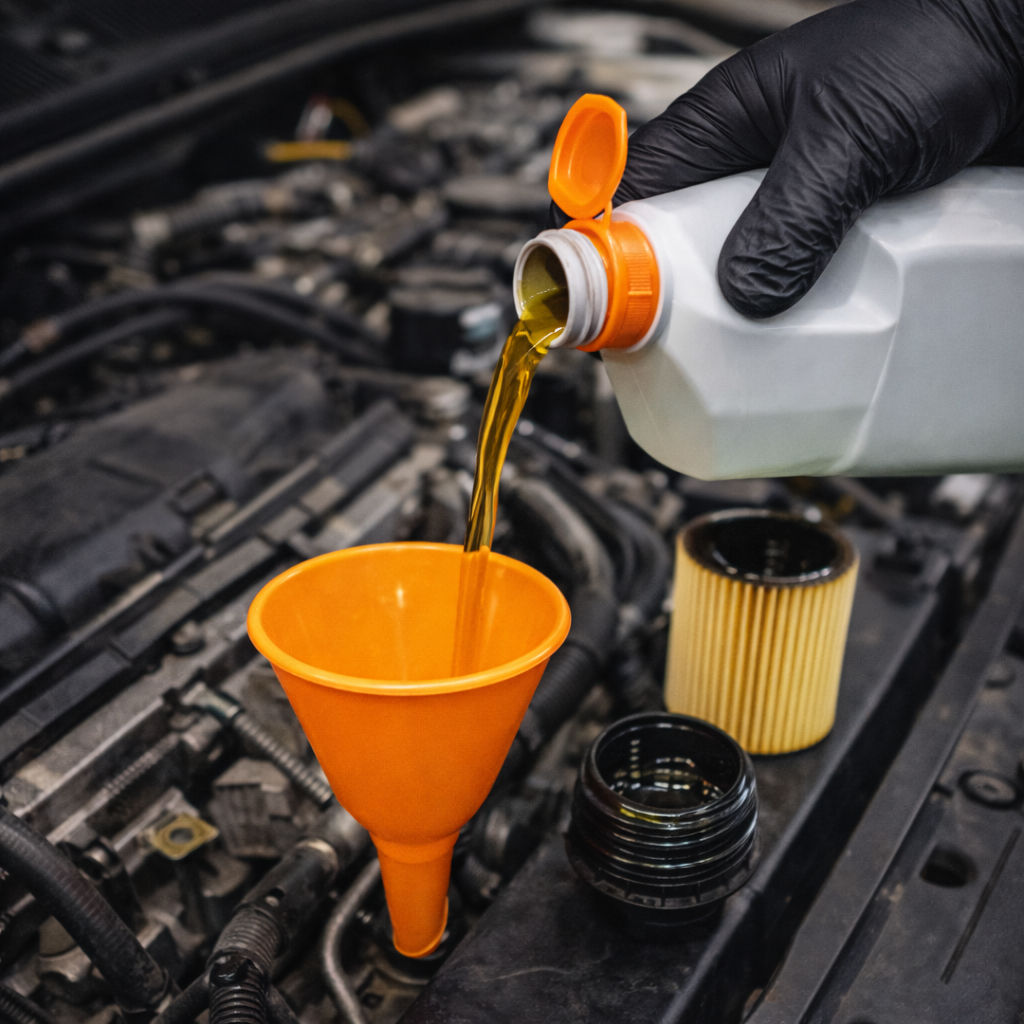 Troca de óleo do motor